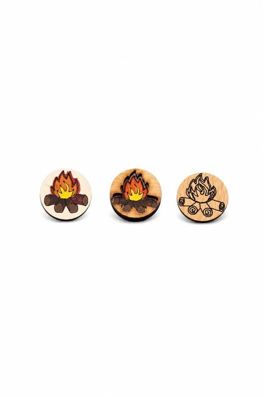 Scout Pin Stove دبوس الكشافة موقدة